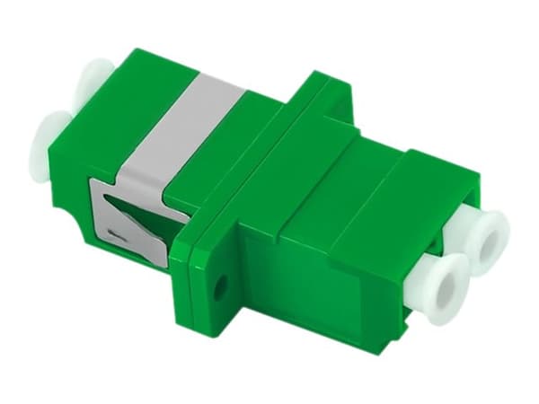 Qoltec Duplex - Verkkoliitin - LC/APC yksimuotoliitin (naaras) LC/APC yksimuotoliittimeen (naaras) - valokuituverkko