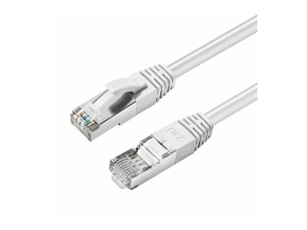 MicroConnect - Koblingskabel - RJ-45 (hann) til RJ-45 (hann) - 15 m - 6 mm - S/FTP - CAT 6a - uten hindringer, halogenfri, rund, formstøpt, med støve