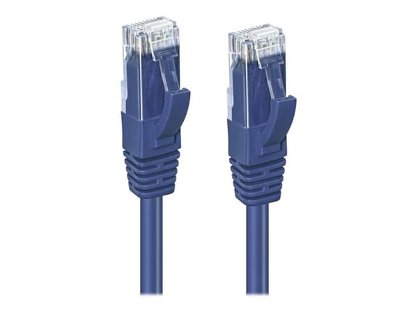 MicroConnect - Koblingskabel - RJ-45 (hann) til RJ-45 (hann) - 50 cm - 5 mm - UTP - CAT 6a - halogenfri, uten hindringer, rund, formstøpt, innendørs
