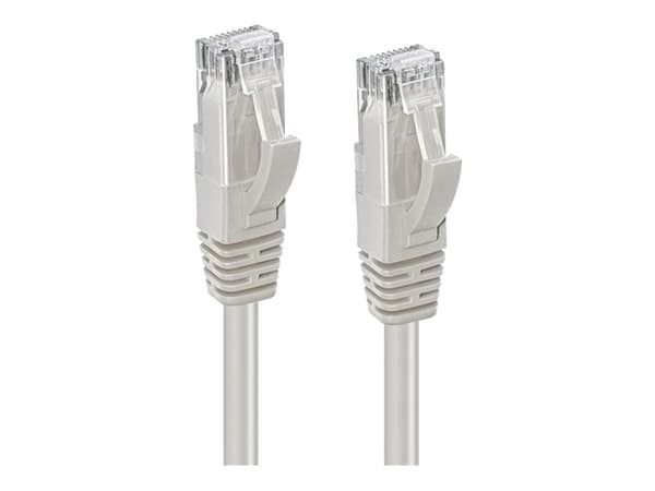 MicroConnect - Koblingskabel - RJ-45 (hann) til RJ-45 (hann) - 25 cm - 5 mm - UTP - CAT 6a - halogenfri, uten hindringer, rund, formstøpt, innendørs