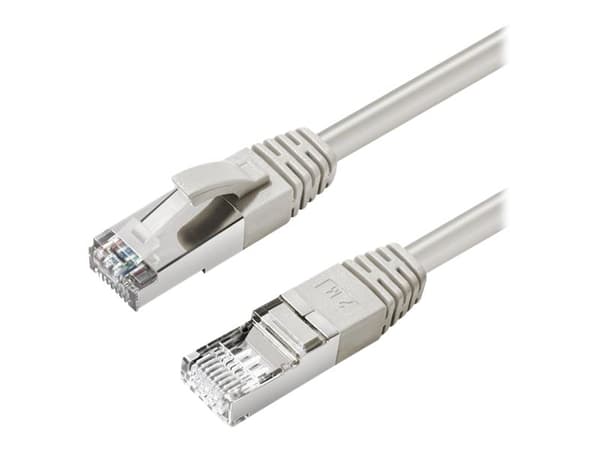 MicroConnect - Koblingskabel - RJ-45 (hann) til RJ-45 (hann) - 30 m - 6 mm - S/FTP - CAT 6a - halogenfri, uten hindringer, rund, innendørs, formstøpt