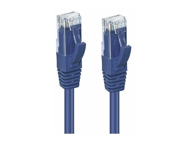 MicroConnect - Koblingskabel - RJ-45 (hann) til RJ-45 (hann) - 3 m - 5 mm - UTP - CAT 6a - halogenfri, uten hindringer, rund, formstøpt, innendørs -