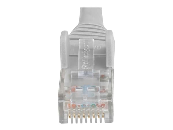 StarTech.com 50cm LSZH CAT6 Ethernet Cable, 10 Gigabit Snagless RJ45 100W PoE Network Patch Cord with Strain Relief, CAT 6 10GbE UTP, Grey, Individua