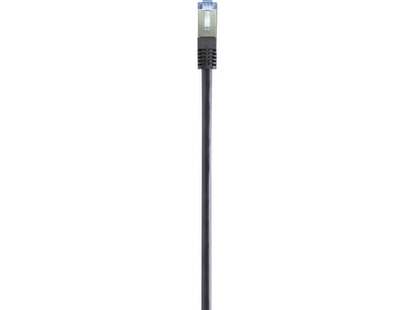 Renkforce RF-4673692, 10 m, Cat6a, S/FTP (S-STP), RJ-45, RJ-45, Sort