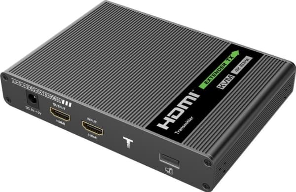Techly IDATA HDMI-KVM67, Sender og Mottaker, Koblet med ledninger (ikke trådløs), 70 m, Cat6, Cat6a, Cat7, 4096 x 2160 piksler, 60 Hz