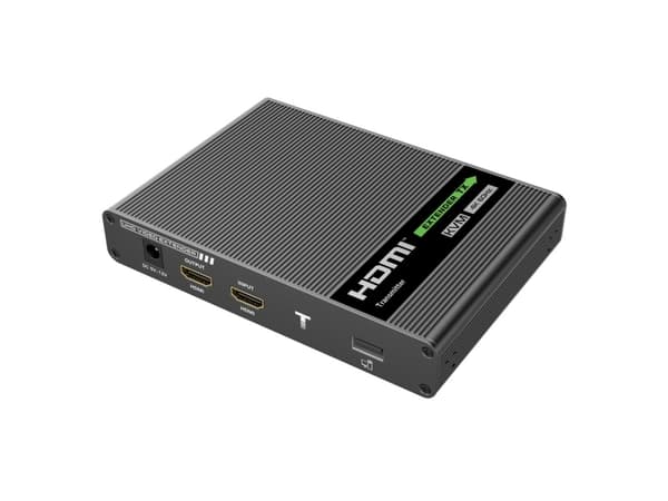 Techly IDATA HDMI-KVM67, Sender og Mottaker, Koblet med ledninger (ikke trådløs), 70 m, Cat6, Cat6a, Cat7, 4096 x 2160 piksler, 60 Hz
