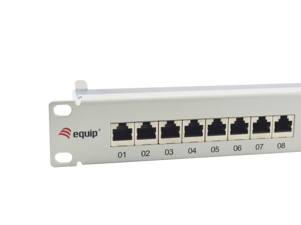 Equip 326525, 10/100/1000Base-T(X), Gigabit Ethernet, 1000 Mbit/s, RJ-45, Cat6a, Grå