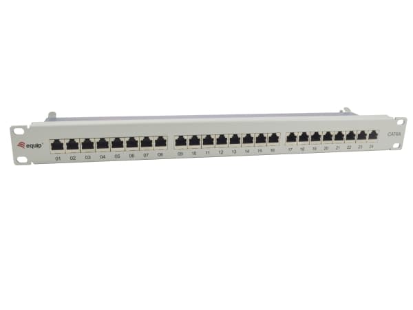 Equip 326525, 10/100/1000Base-T(X), Gigabit Ethernet, 1000 Mbit/s, RJ-45, Cat6a, Grå Grå