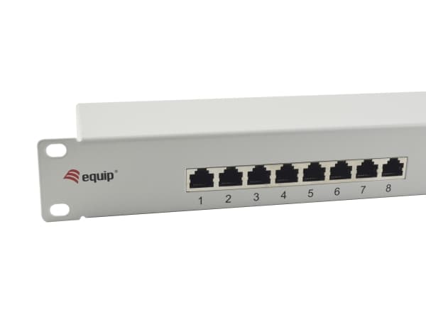 Equip 326317, 10/100/1000Base-T(X), Gigabit Ethernet, 1000 Mbit/s, RJ-45, Cat6, Grå