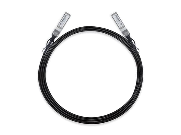 TP-Link TL-SM5220-3M V1 - Direkte 10GBase-koblingskabel - SFP+ (hann) til SFP+ (hann) - 3 m - toakset - passiv
