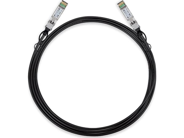 TP-Link TL-SM5220-3M V1 - Direkte 10GBase-koblingskabel - SFP+ (hann) til SFP+ (hann) - 3 m - toakset - passiv