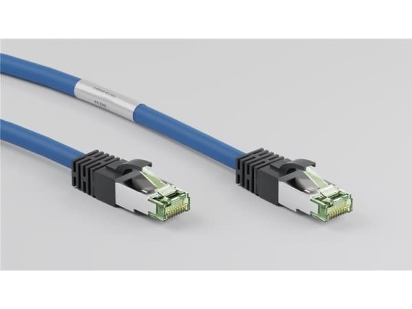 Goobay 45665, 15 m, Cat8.1, S/FTP (S-STP), RJ-45, RJ-45, Blå