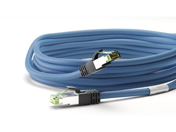 Goobay 45665, 15 m, Cat8.1, S/FTP (S-STP), RJ-45, RJ-45, Blå