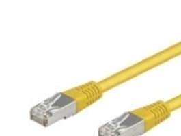 Goobay 50867, 20 m, Cat5e, F/UTP (FTP), RJ-45, RJ-45, Gult