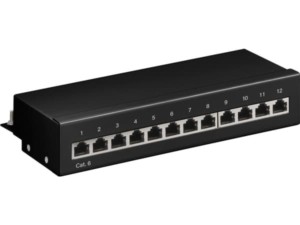 Goobay Network Devices, RJ-45, Cat6, S/UTP (STP), 22/26, Sort, Metal Sort