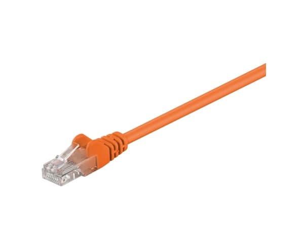 Goobay 95230, 20 m, Cat5e, U/UTP (UTP), RJ-45, RJ-45, Oransje