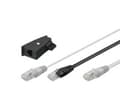 Pikkukuva 1 / 3: Goobay 3m DSL-kaapeli + TAE-sovitin, 3 m, RJ-45, RJ-45
