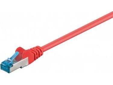 Goobay Cat6a-1000, 10m, 10 m, Cat6a, RJ-45, RJ-45, Rød