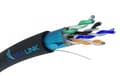 Miniatyrbilde 3 av 5: Extralink - Samlet kabel - 305 m - 7.8 mm - foliebelagt uskjermet tvinnet kabelpar (F/UTP) - CAT 5e - utendørs, gel filled