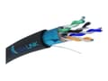 Miniatyrbilde 1 av 5: Extralink - Samlet kabel - 305 m - 7.8 mm - foliebelagt uskjermet tvinnet kabelpar (F/UTP) - CAT 5e - utendørs, gel filled