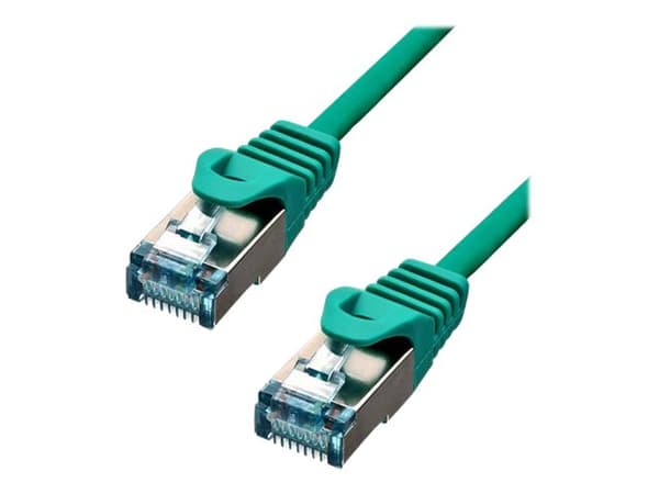 ProXtend - Koblingskabel - RJ-45 (hann) til RJ-45 (hann) - 75 cm - 6 mm - S/FTP - CAT 6a - IEEE 802.3at - halogenfri, formstøpt, uten hindringer, fle