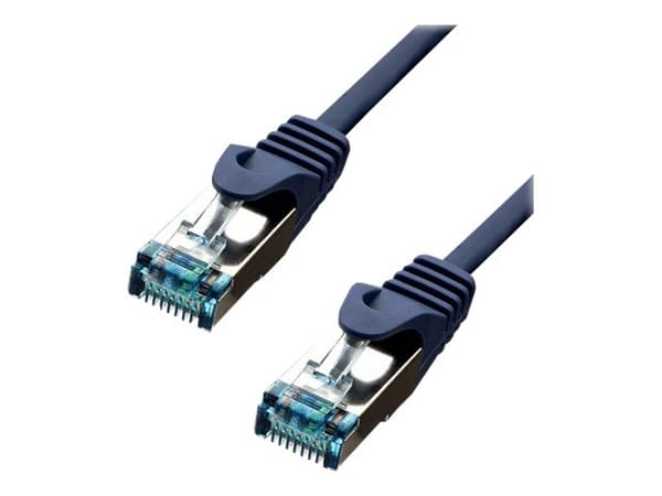 ProXtend - Patch-kabel - RJ-45 (hane) till RJ-45 (hane) - 25 cm - 6 mm - S/FTP - CAT 6a - IEEE 802.3at - halogenfri, formpressad, hakfri, tvinnad - b