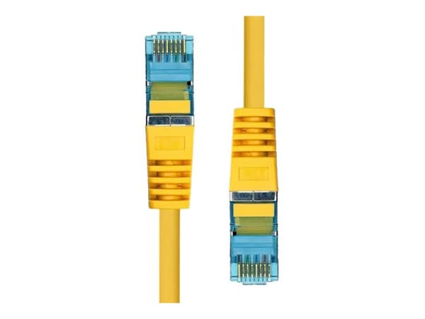 ProXtend - Patch-kabel - RJ-45 (hane) till RJ-45 (hane) - 50 cm - 6 mm - S/FTP - CAT 6a - halogenfri, formpressad, hakfri, tvinnad - gul
