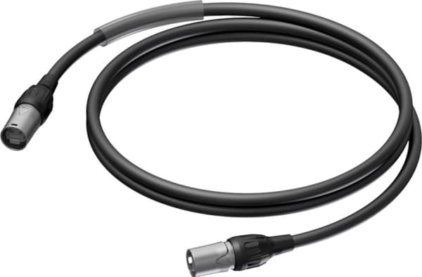 Procab nettverkskabel - CAT6A, S/FTP, Ethercon-Duraflex 1,5 m