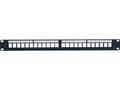 Pikkukuva 3 / 3: Lanview LVN127603, RJ-45, Cat5e, Musta, Terästä, Telinekiinnitys, 1U