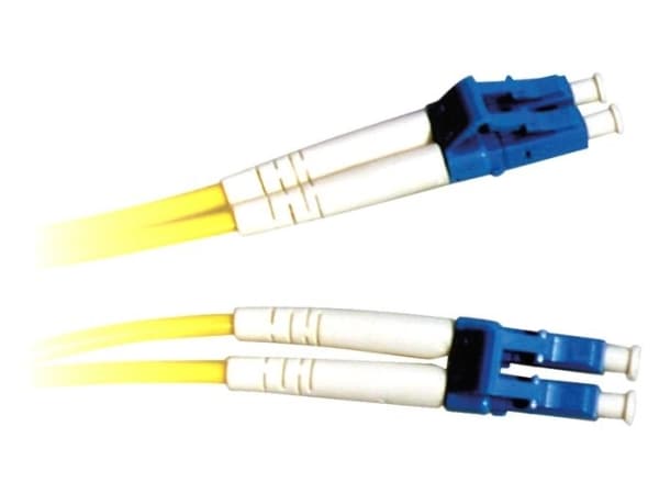 Lanview - Koblingskabel - LC/UPC-enkeltmodus (hann) til LC/UPC-enkeltmodus (hann) - 5 m - 2 mm - fiberoptisk - dupleks - 9 / 125 micron - OS2 - halog