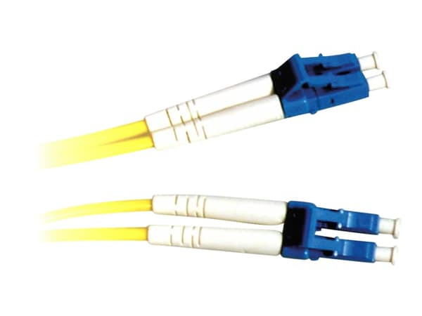 Lanview - Koblingskabel - LC/UPC-enkeltmodus (hann) til LC/UPC-enkeltmodus (hann) - 5 m - 2 mm - fiberoptisk - dupleks - 9 / 125 micron - OS2 - halog
