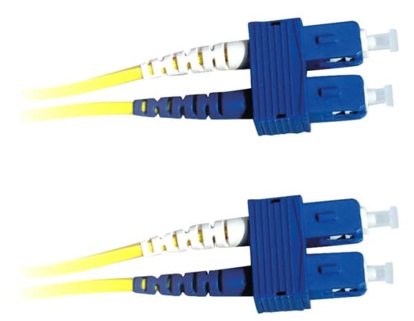 Lanview - Nettverkskabel - SC/UPC-enkeltmodus (hann) til SC/UPC-enkeltmodus (hann) - 2 m - 2 mm - fiberoptisk - dupleks - 9 / 125 micron - OS2 - halo