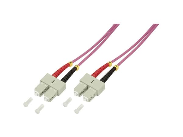 LogiLink SC/SC, 1 m, 1 m, OM4, SC, SC