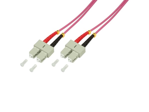 LogiLink SC/SC, 1 m, 1 m, OM4, SC, SC