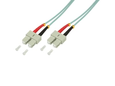 LogiLink 1m SC-SC, 1 m, OM3, SC, SC, SC, Hanstik/Hanstik