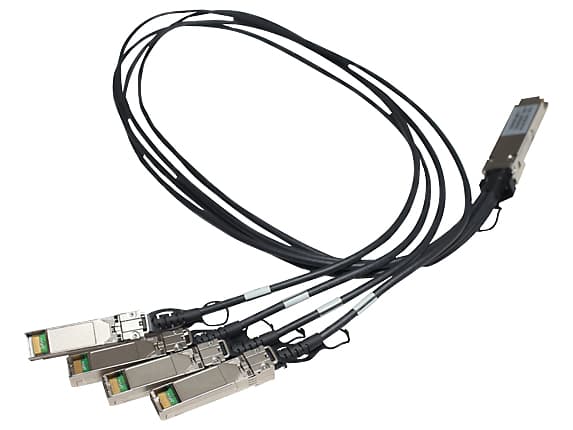 Avaya - Nettverkskabel - SFP+ (hann) til QSFP+ (hann) - 1 m - passiv