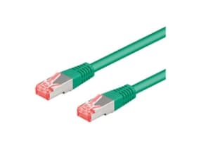 Goobay 1.5m CAT6a-150, 1,5 m, Cat6a, RJ-45, RJ-45, Grønn