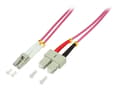 Miniatyrbilde 1 av 5: LogiLink LC/SC, 15 m, 15 m, OM4, LC, SC
