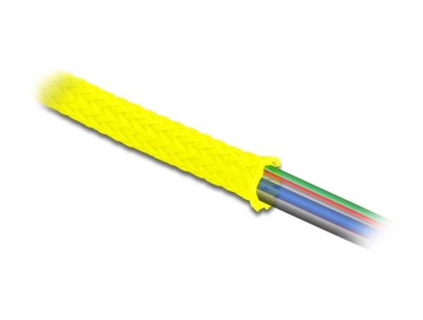 DeLOCK 20750, Keltainen, Polyesteri, -50 - 150 °C, 1 kpl, 2,5 cm, 2 m