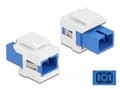 Miniatyrbilde 5 av 5: Delock - Modulinnlegg - SC - hvit, blå