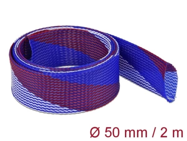DeLOCK 20761, Sininen, Punainen, Valkoinen, Polyesteri, -50 - 150 °C