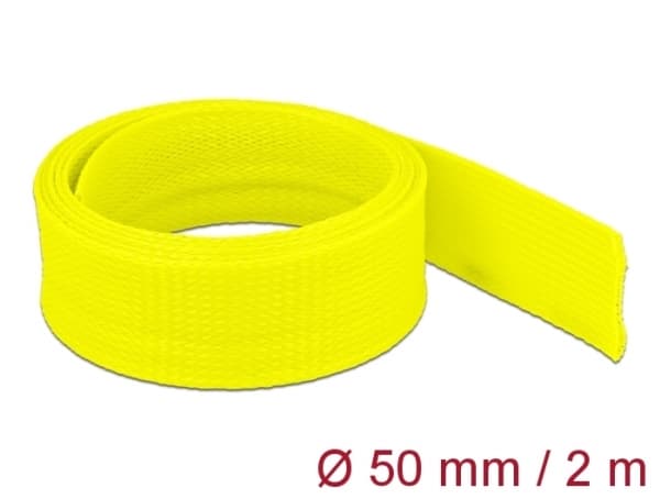 Delock - Flätad ärm - stretchable - 2 m - gul