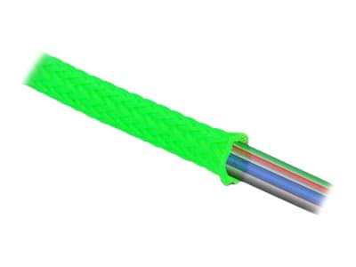 Delock - Flätad ärm - stretchable - 2 m - grön
