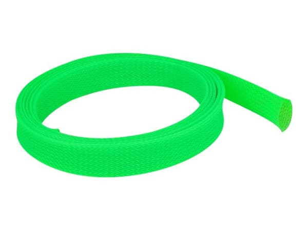 Delock - Flätad ärm - stretchable - 2 m - grön