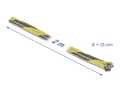 Miniatyrbilde 5 av 5: Delock - Flettet erme - strekkbar - 2 m - svart, gul