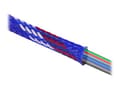 Miniatyrbild 2 av 5: Delock - Flätad ärm - stretchable - 2 m - vit, blå, röd