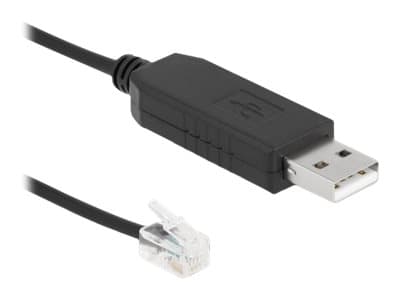 Delock - Seriell adapter - USB 2.0 - RS-232 x 1 - svart