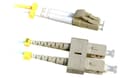 Miniatyrbilde 5 av 5: Lanview - Patchkabel - LC/UPC multimodus (hann) til SC/UPC multimodus (hann) - 1 m. - fiberoptisk - dupleks - 50 / 125 my - OM3 - halogenfri - akvama