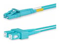Miniatyrbilde 1 av 5: Lanview - Patchkabel - LC/UPC multimodus (hann) til SC/UPC multimodus (hann) - 1 m. - fiberoptisk - dupleks - 50 / 125 my - OM3 - halogenfri - akvama