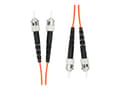 Miniatyrbild 3 av 5: ProXtend - Patch-kabel - ST/UPC-multiläge (hane) till ST/UPC-multiläge (hane) - 10 m - 2 mm - fiberoptisk - duplex - 125 mikron - OM1 - halogenfri -